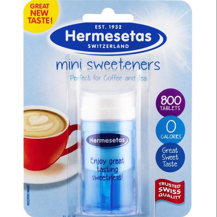 

Hermesetas Mini Sweetener Tablets 800 pack