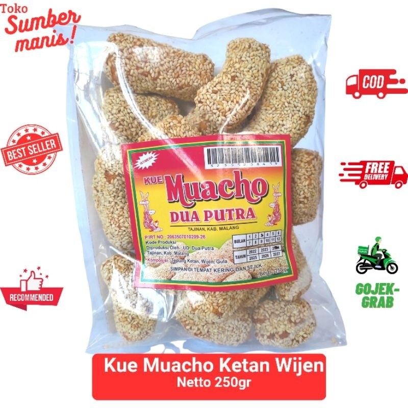 

JAJE Kue Muacho / Manco KETAN Bola Wijen Manis Legit Tiga Putra Mini