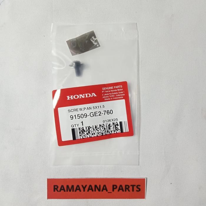 Baut Srew Pan 5×11.5 Honda PCX 150 K97 91509GE2760