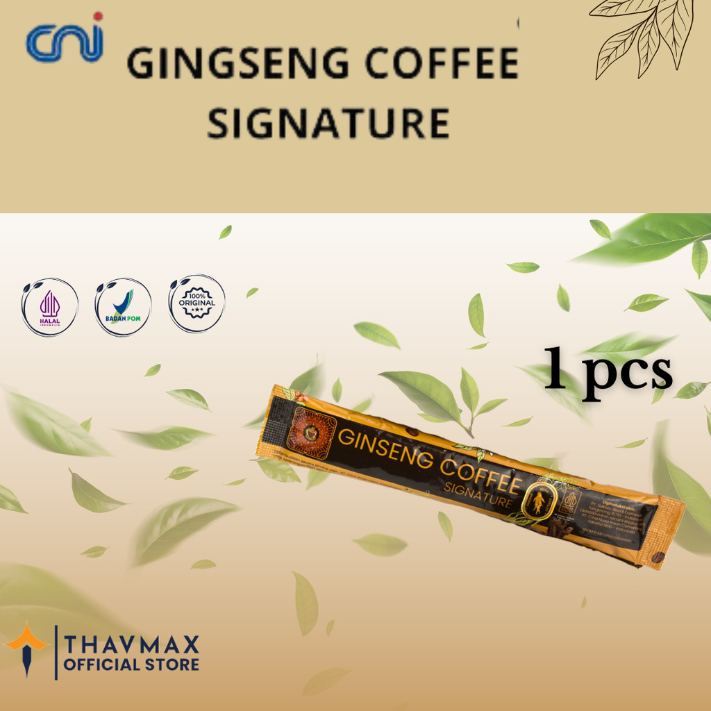 

CNI Ginseng Coffee Signature 1 Sachet | Original