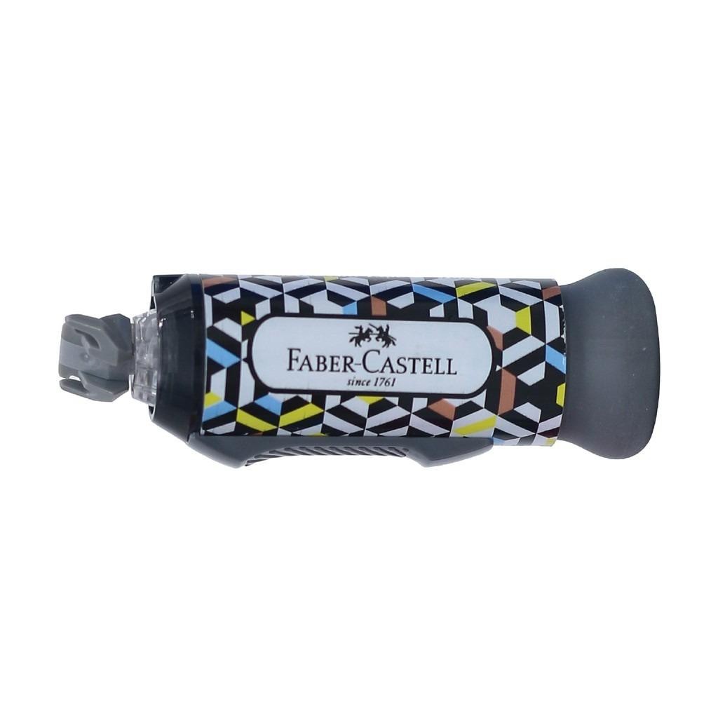 

Faber-Castell Combo Correction Tape Black Hexagon + 1 Refill - Correction, Standar