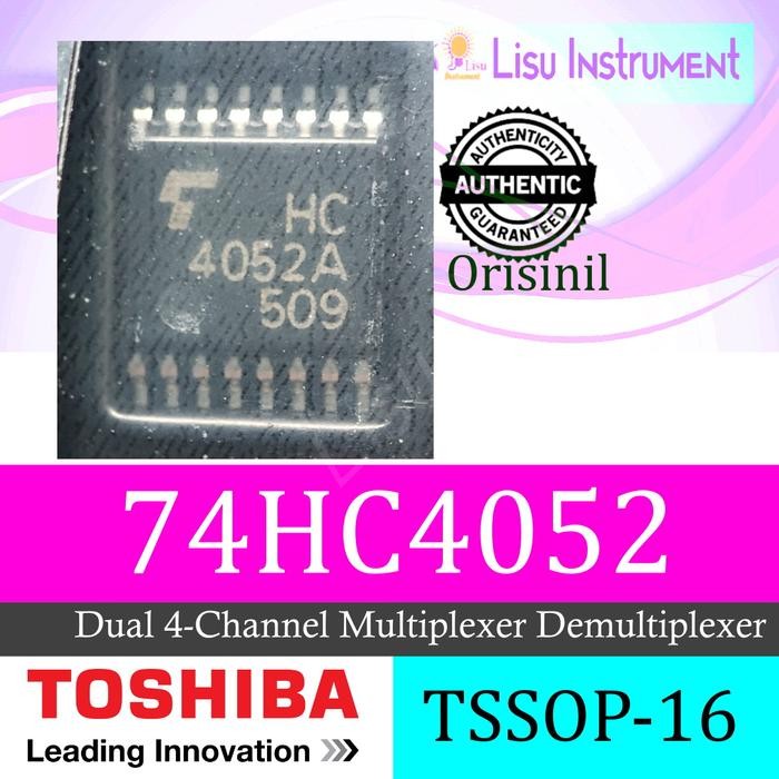 TC74HC4052AFT HC4052A Dual 4Channel MultiplexerDemultiplexer TSSOP-16