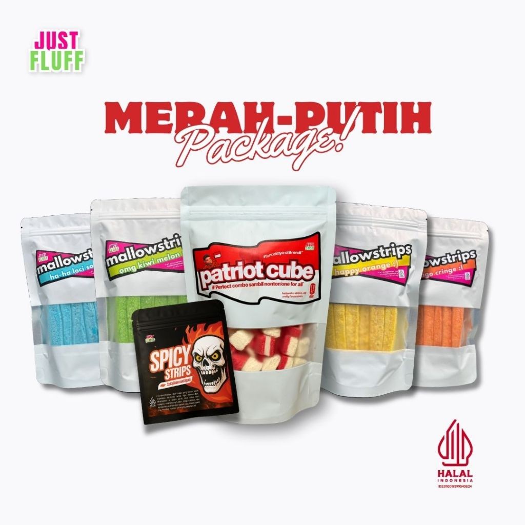 

[SPECIAL MERAH PUTIH PACKAGE] MARSHMALLOW JUSTFLUFF