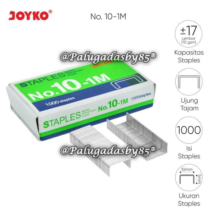 

(1 Kotak Kecil) GROSIR Staples JOYKO No.10-1M / Refill Stapler Joyko No. 10 (1 Kotak Kecil)