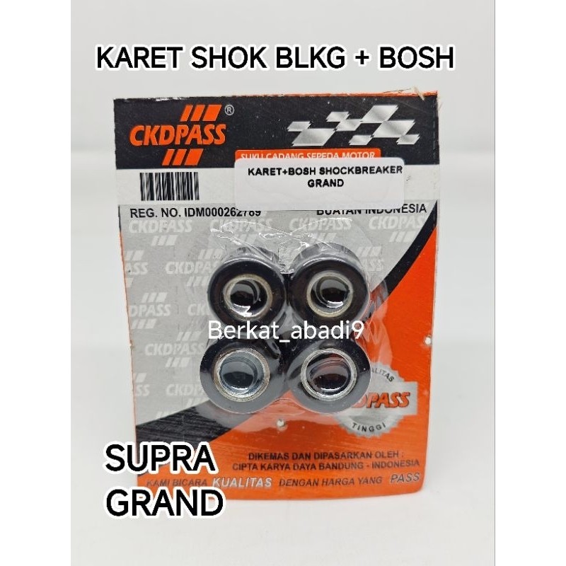 Karet Shock shok belakang + Bosh Honda Supra / Grand / Karisma / Revo