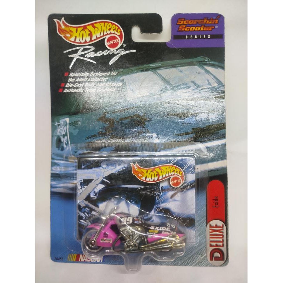 HOT WHEELS BIG CARD DELUXE SERIES SCORCHIN' EXIDE 26456