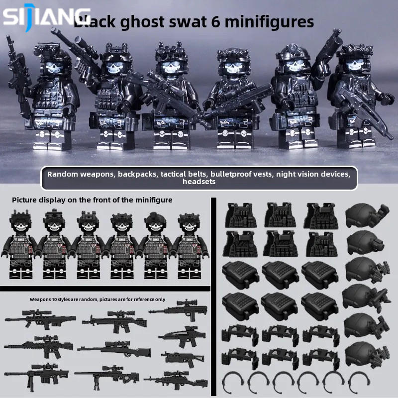 SIJIANG 1Set Tentara/swat/tentara Indonesia/tentara Indonesia/tentara 1 Set/army Ww2