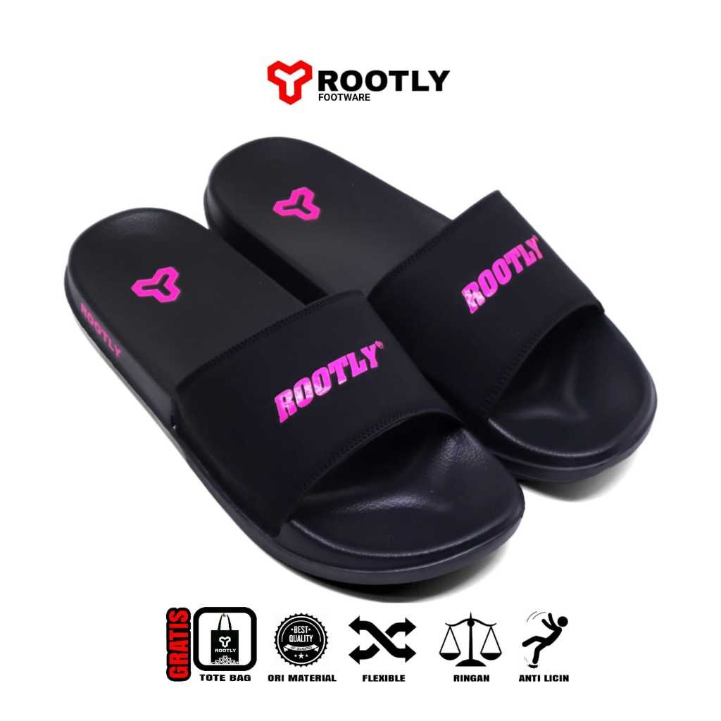 

PROMO Rootly - Sandal Selop Wanita Pria dan junior Sintetis Pink Phylon uk 33 - 44