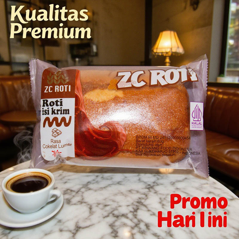 

ZC Roti Isi Krim Durian/Cokelat/Stroberi Lumer - Enak Sehat, Kualitas Premium, Stok Terbatas*8