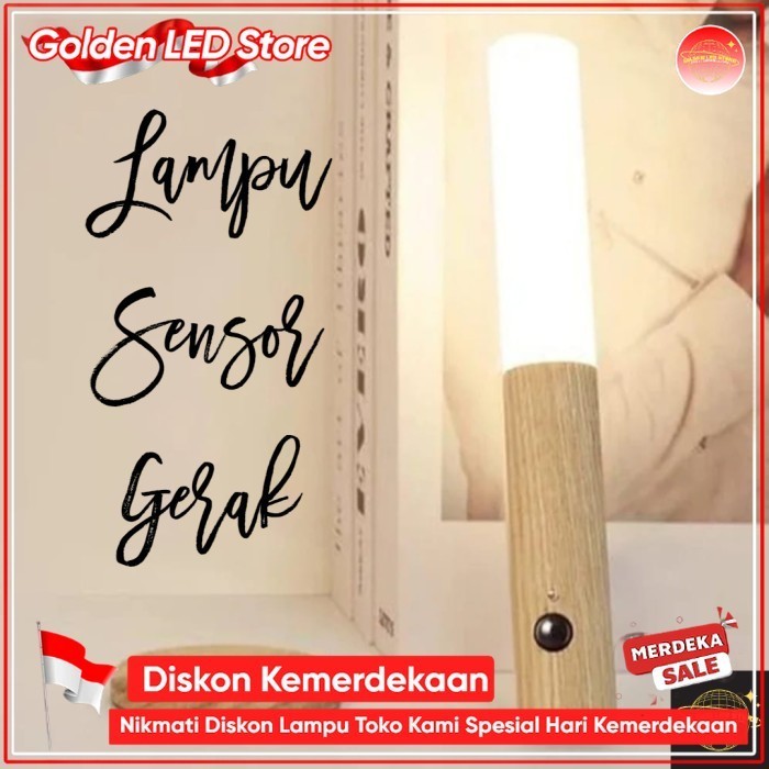 Lampu Sensor Gerak Otomatis / Lampu Led Sensor Cahaya