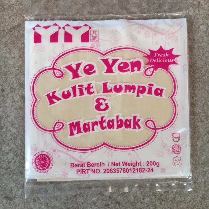 

PROMO! Kulit Lumpia dan Martabak Yeyen 15cmx15cm 200 gram