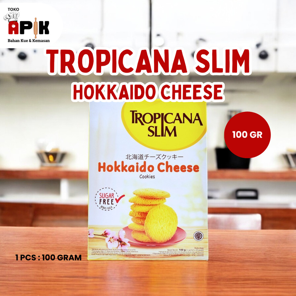 

TROPICANA SLIM HOKKAIDO CHEESE 100 GRAM / BISKUIT COOKIES