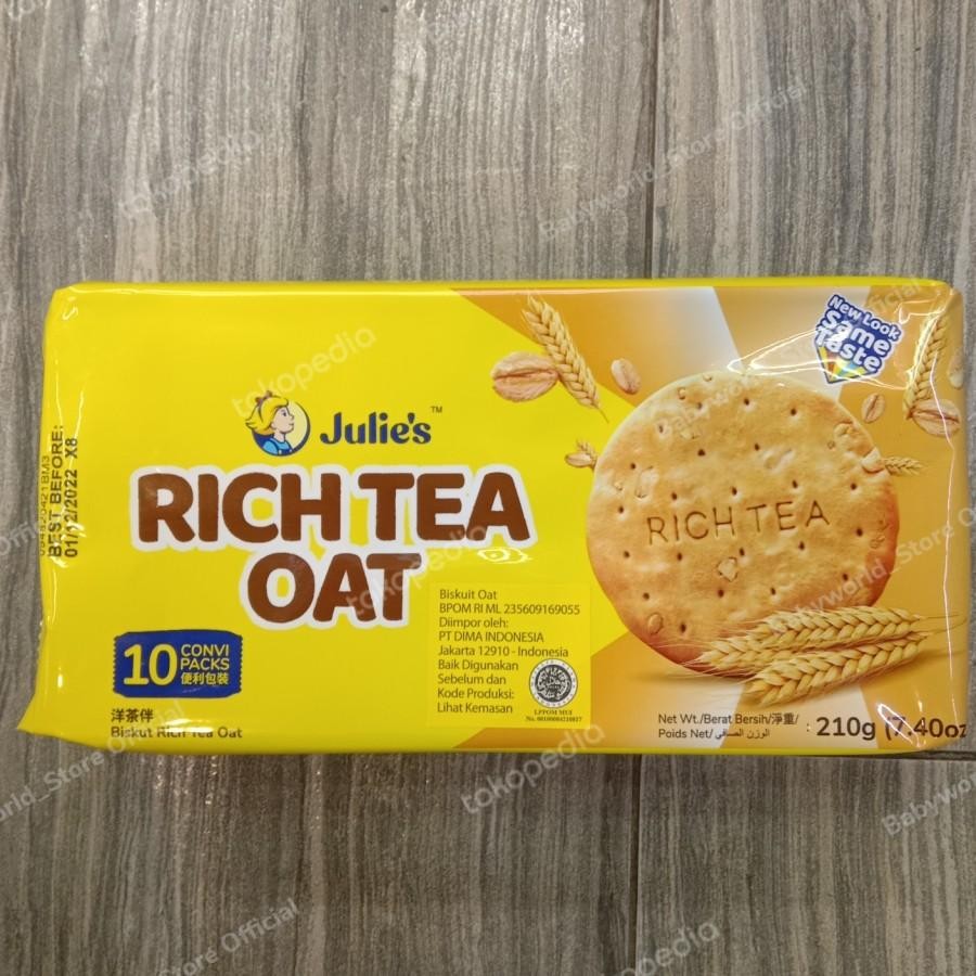 

Julie's Rich Tea Oat Biscuit Import 210gr