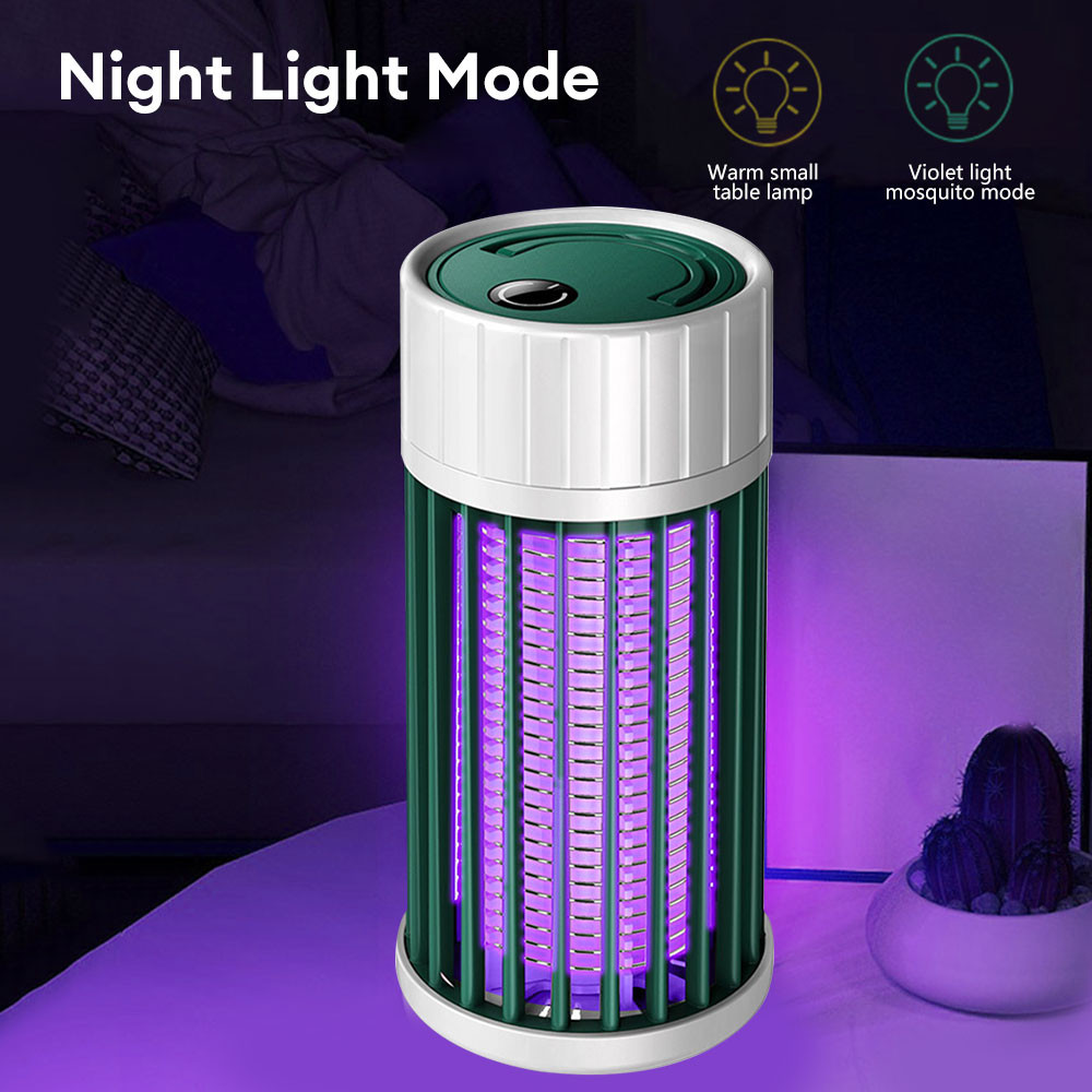 Electric Mosquito Killer Lamp Bug Fly Zapper Rechargeable Insect Killer UV Light Mosquito Trap Porta