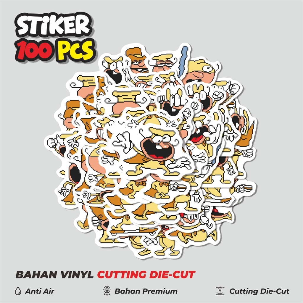 

Terbaru! 50 pcs Stiker Pizza Tower V19 Dekorasi Lucu Kreatif untuk Notebook, Skateboard, HP