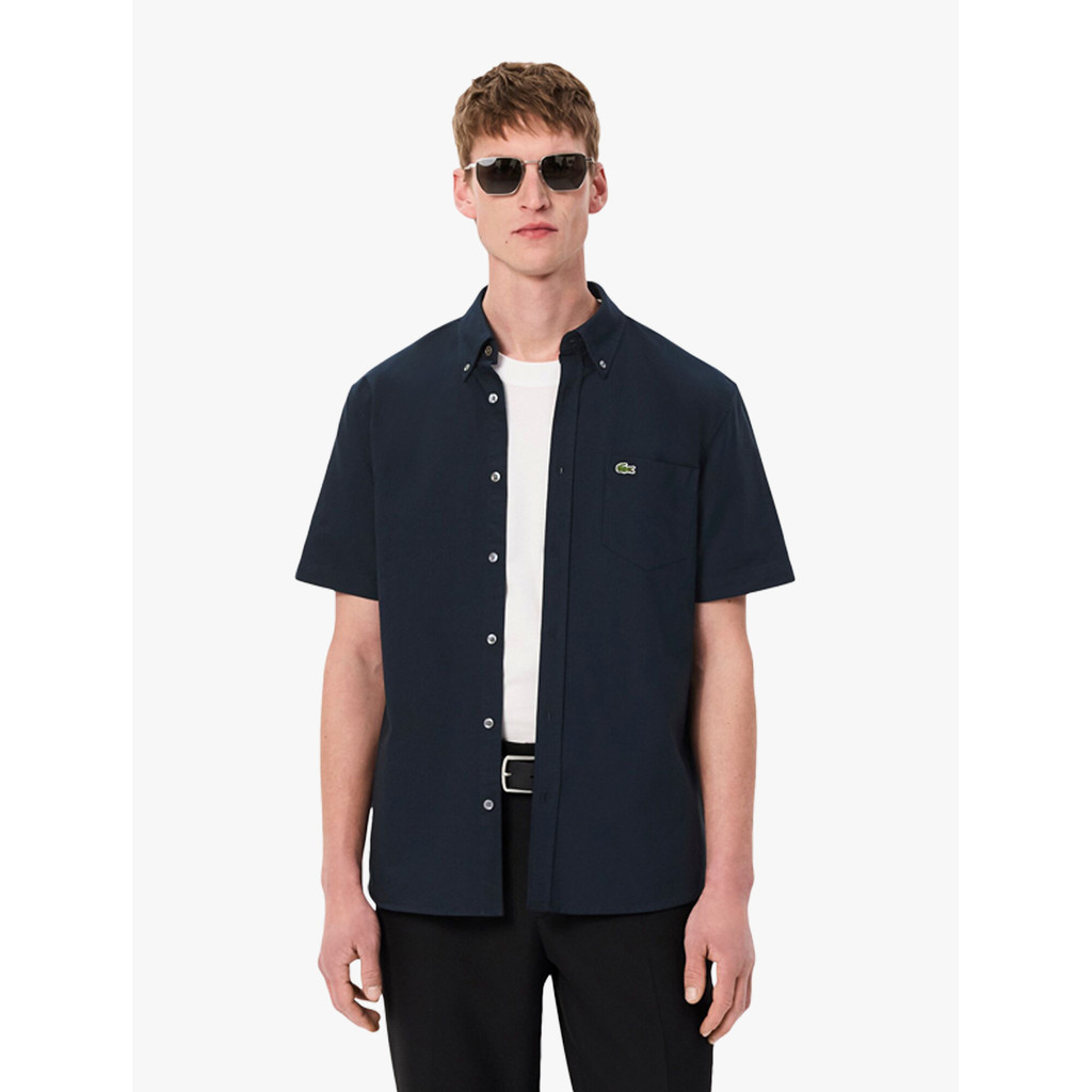 Regular Fit Short Sleeved Oxford Shirt