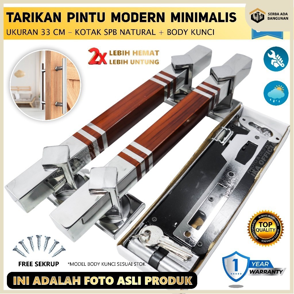 paket 2 handle pintu rumah set kunci tarikan gagang pintu rumah minimalis handle pintu tarikan pintu