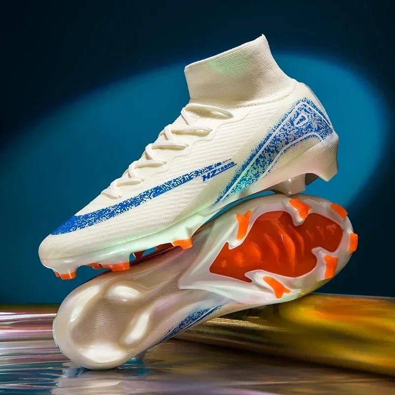 Men Soccer Shoes Society Professional Soccer Cleats Adult Fast Turf Training Football Shoes Outdoor 