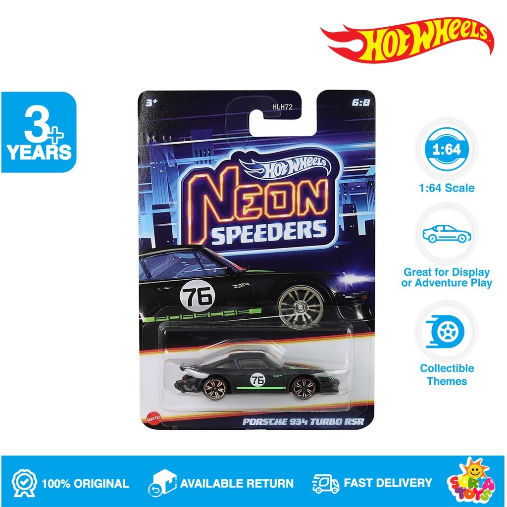 Hot Wheels Neon Speeders Porsche 934 Turbo RSR