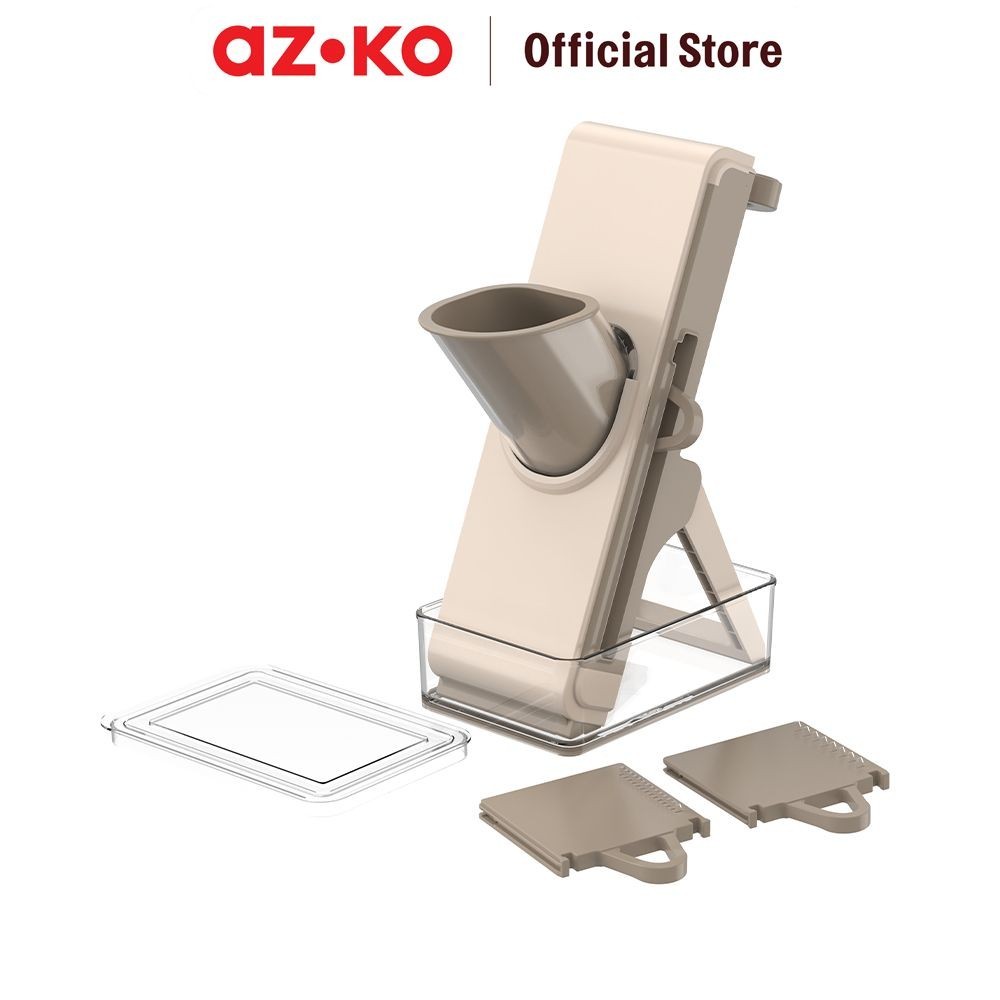 

AZKO Culinart Alat Pengiris Mandoline Silicone - Krem Beige Alat Iris Slice Kitchen Gadget Perlengkapan Dapur Peralatan Masak
