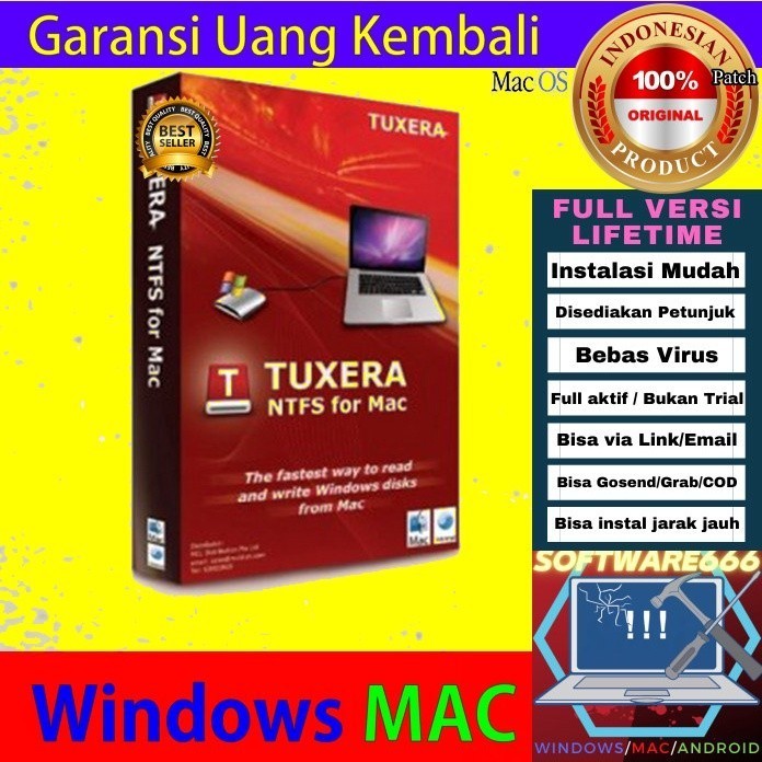 Tuxera NTFS 2019 [Mac] - SOFTWARE - APLIKASI - PC