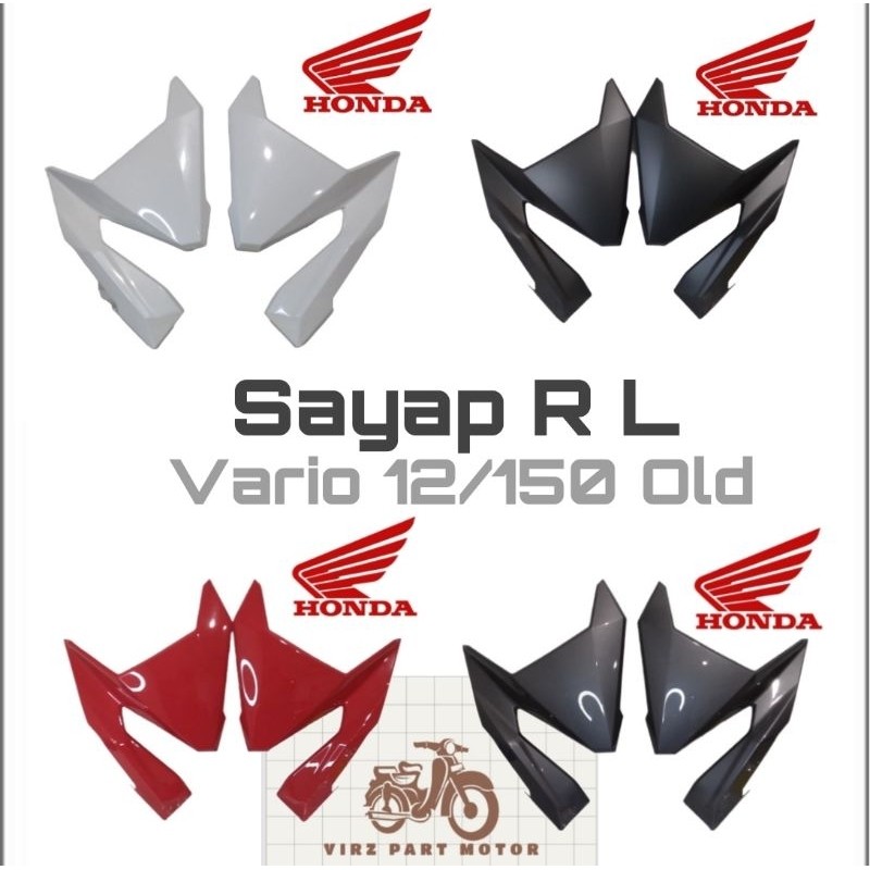Cover Sayap Honda Vario 125 150 Lama Sayap Samping Vario 125 150 Led Old Dek Sayap Vario 125/150 Led