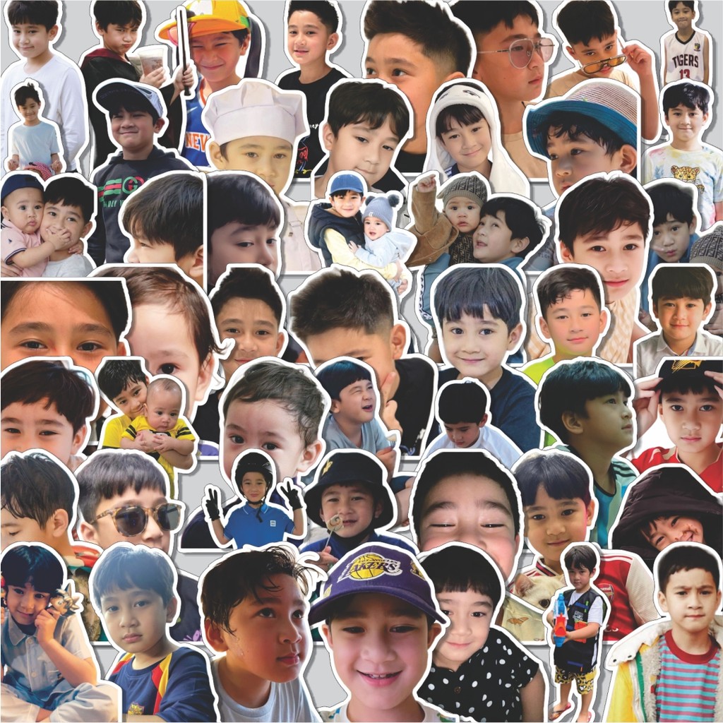 

Stiker Cutting Pack Stiker Rafathar Malik Ahmad Isi 100Pcs Series Aesthetic Lucu Keren Untuk Koper Bahan Vynil