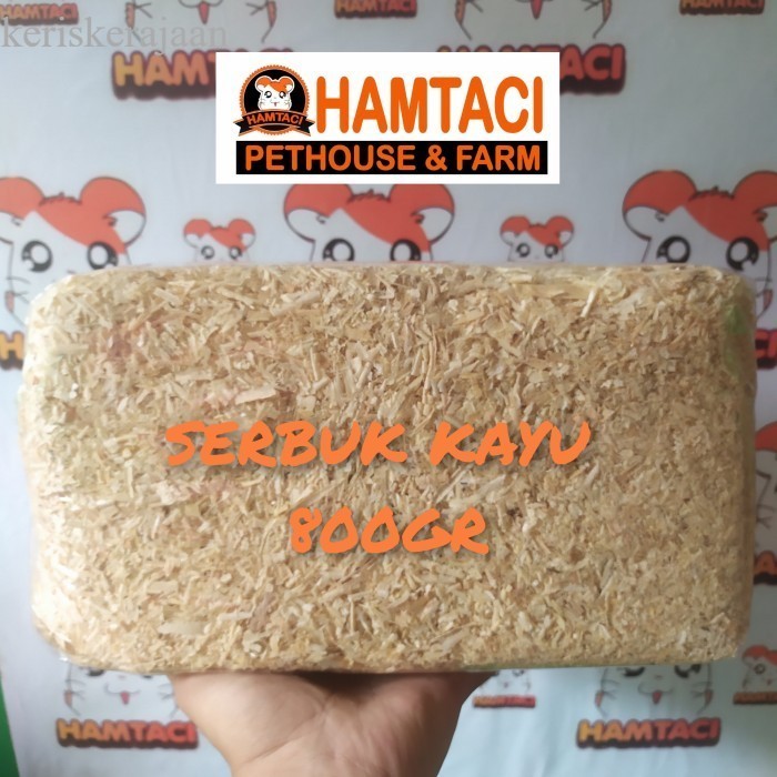 

Serbuk kayu alas kandang hewan jati belanda 800gr murah