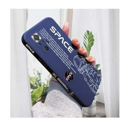 TERBATAS Case Redmi Note 10s 10 PRO SPACE NASA Cartoon Fashion Softcase Gambar - Biru, NOTE 10 PRO