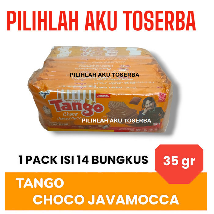 

Tango Wafer CHOCO JAVAMOCCA 35 gr - (HARGA 1 PACK ISI 10 SACHET)