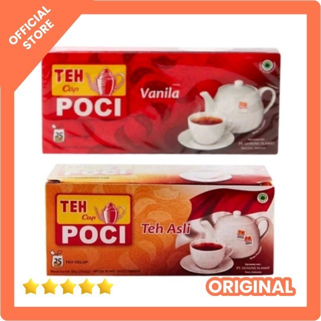 

Teh cap Poci Celup Asli 25s Vanilla