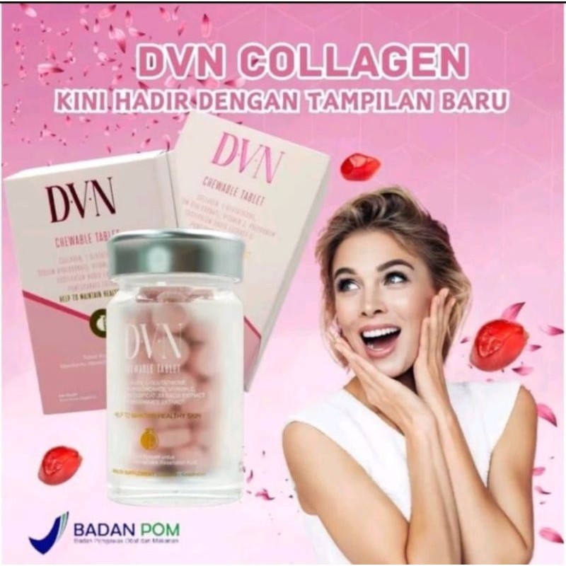 Di-Vi-EN.-N Collagen Original KOLAGEN OBAT PEMUTIH KULIT AMPUH TABLET KUNYAH COLLAGEN Candy KEMASAN 