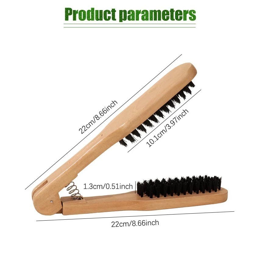 Sisir Catok Kayu / Sisir Pelurus Rambut Tanpa Listrik