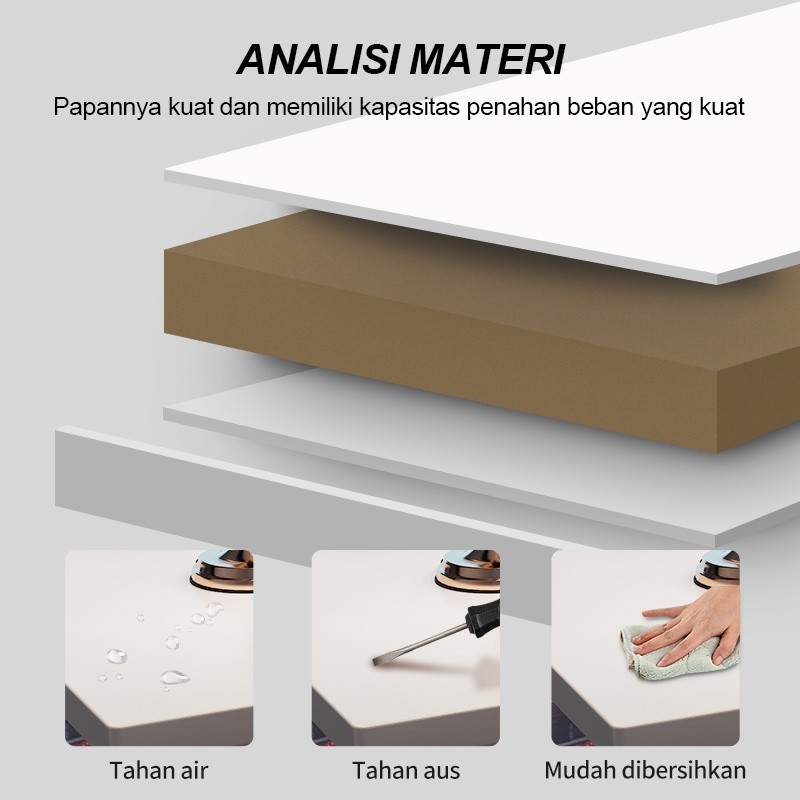 Damaindah Meja Dan Kursi Kerja Satu Set / Meja Belajar Aesthetic Kayu Anak Set Kursi/Meja Belajar