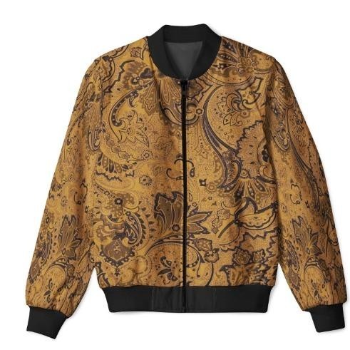 PROMO Jaket Bomber Varsity Pria Wanita Batik Motif Batik Motif Batik - BATIK 2, S TERMURAH