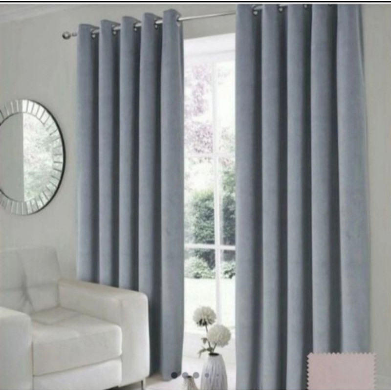 Terbaru Cuci Gudang Gorden Blackout Premium Import Panjang 150Cm/ Gorden Pintu Dan Jendela