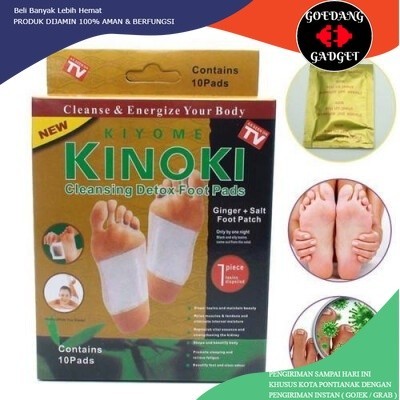 PAKET 1KG 15 BOX KINOKI ISI TOTAL 150 PCS KOYO KAKI KINOKI GOLD / KOYO KESEHATAN DETOX TOKSIN AMPUH 