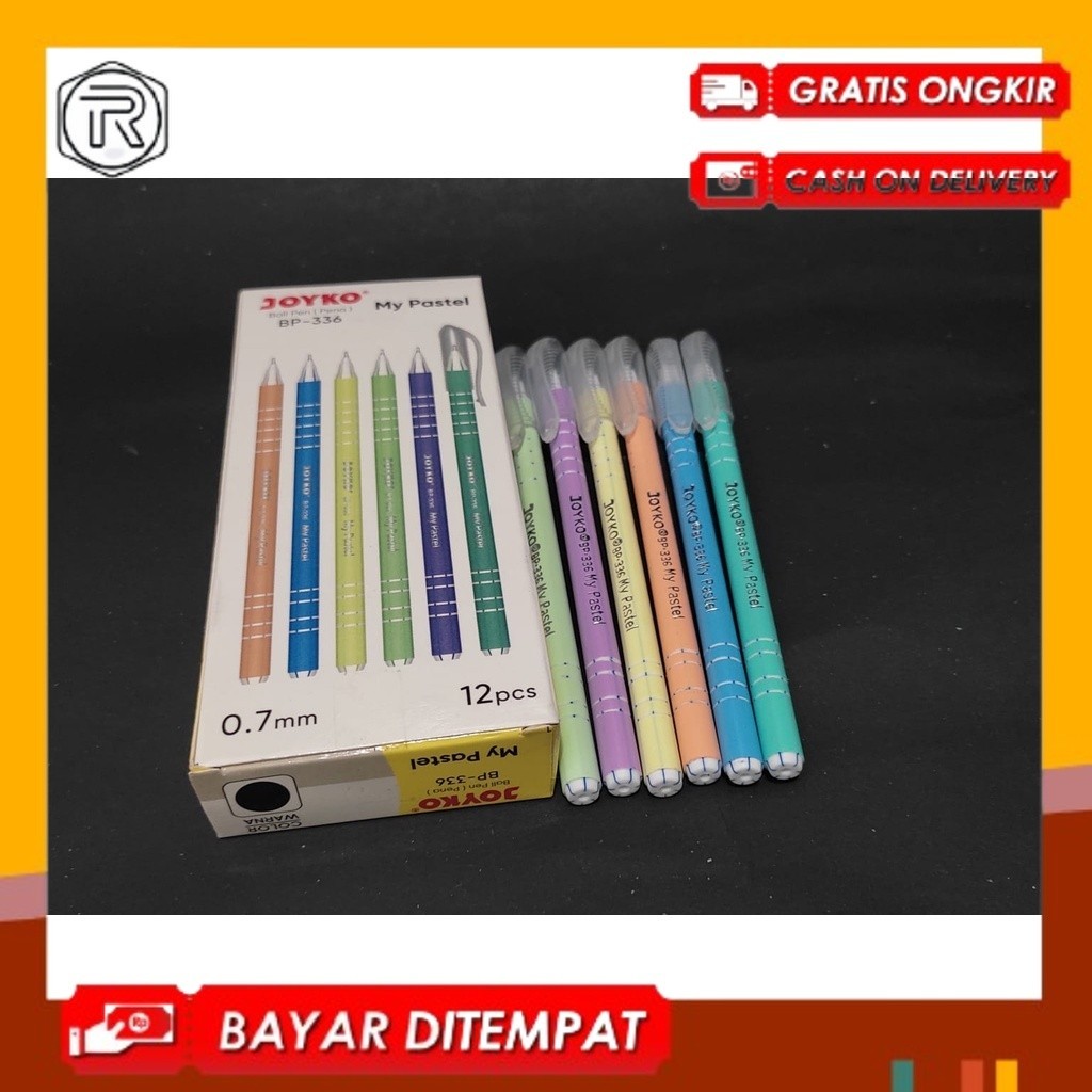 

PULPEN, POLPEN, BOLPEN, BOLPOINT BP 336 HITAM JOYKO