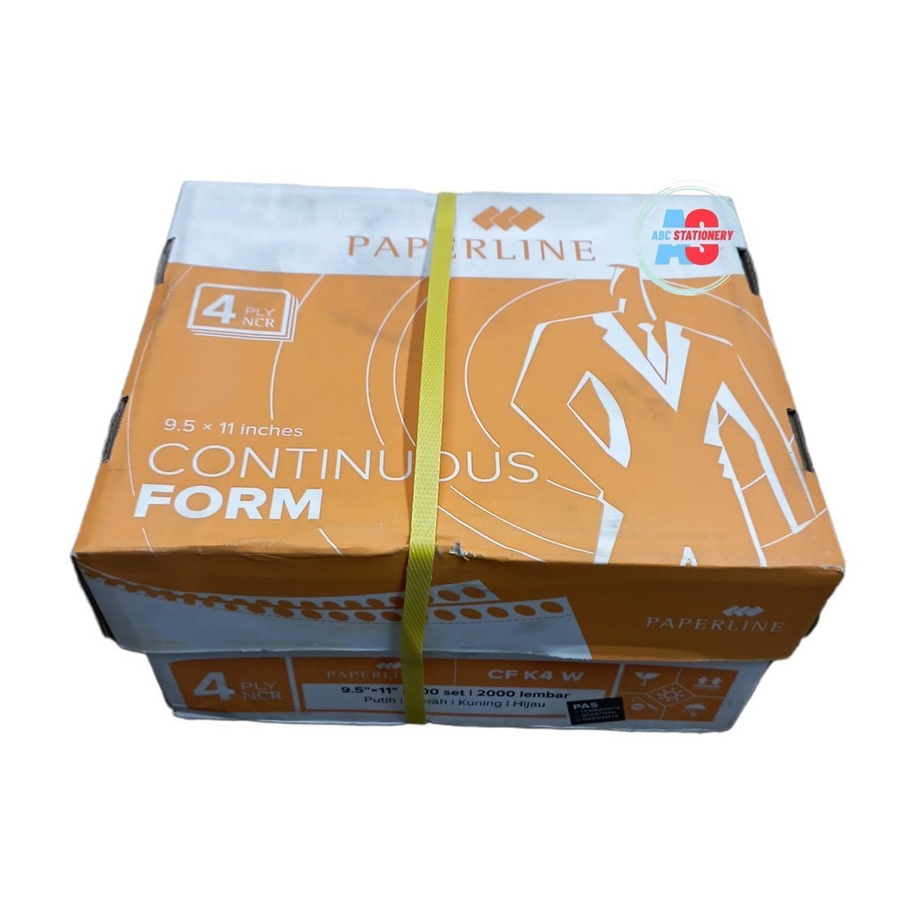 

Continuous form Paperline 4 ply 9,5 x 11 NCR