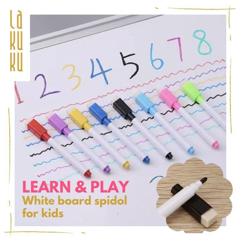 

MBW - Whiteboard Spidol Kecil untuk kebutuhan belajar - bermain anak