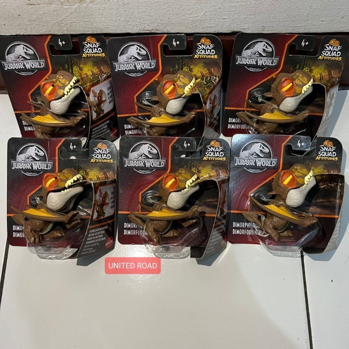 Cerah_Ceria99 Snap Squad Jurassic World - Ori Mattel Wave 10 - DIMORPHODON