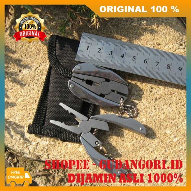 Tang Lipat Mini Multifungsi Tang Lipat Portable Stainless Steel ORIGINAL