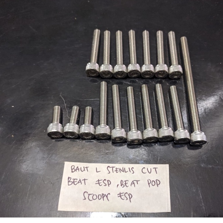 Baut L Stainless CVT Honda beat esp beat pop scoopy esp variasi