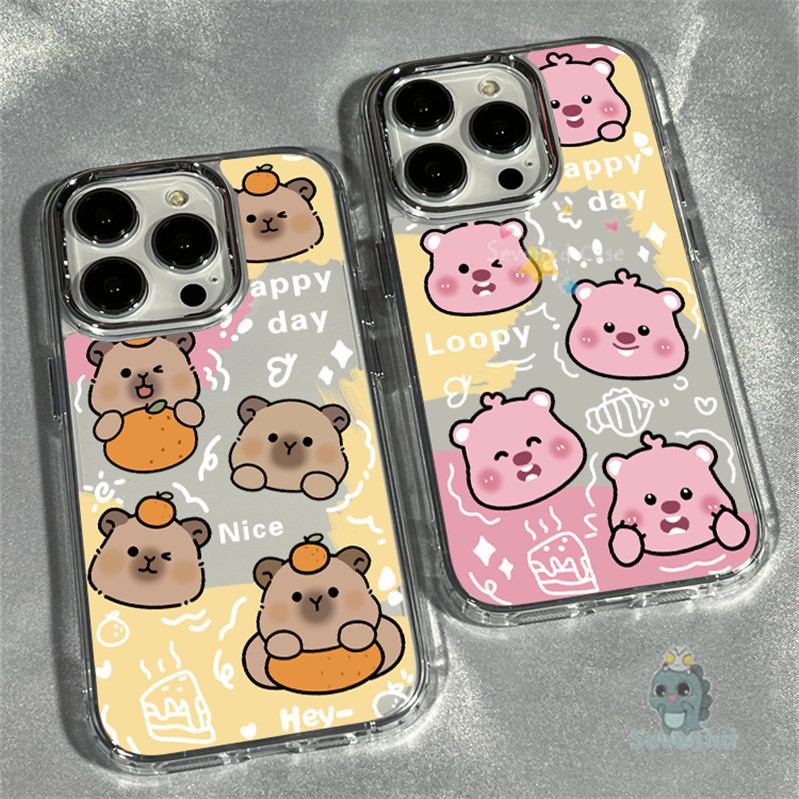 Pink cute bear phone case Vivo Y15 Y20 Y22 Y21 Y21s Y02Y02t Y12s Y17s Y15s Y01 Y16 Y33t Y22s Y27 Y12