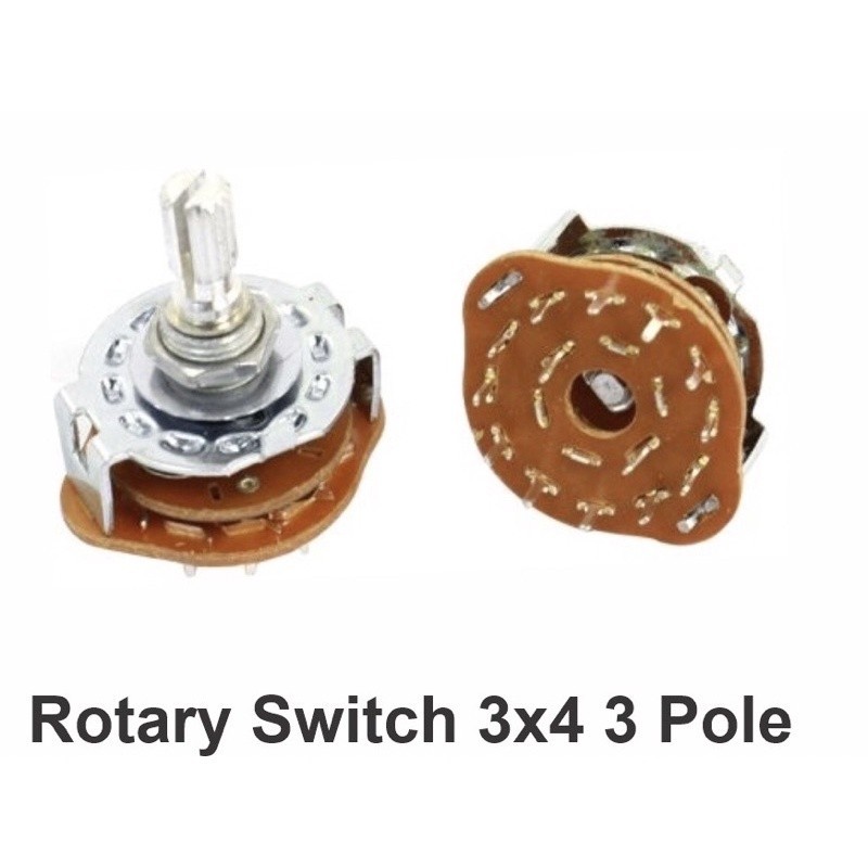 Saklar Rotary Switch Selector 3 x 4 3 Pole