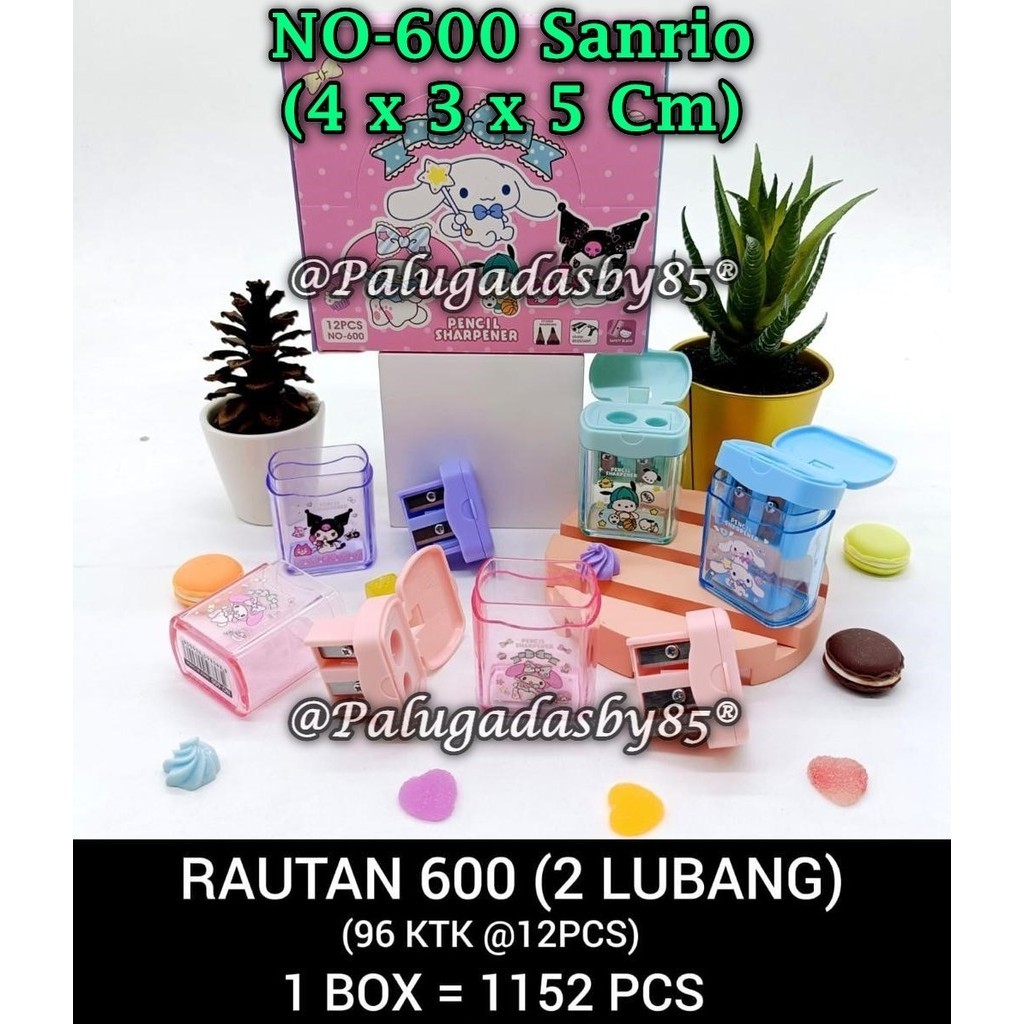 

(1 Biji) Rautan Sanrio NO-600 2 Lubang 4 x 3 x 5 Cm BISA PILIH MOTIF / Rautan GXIMP NO-600 Sanrio