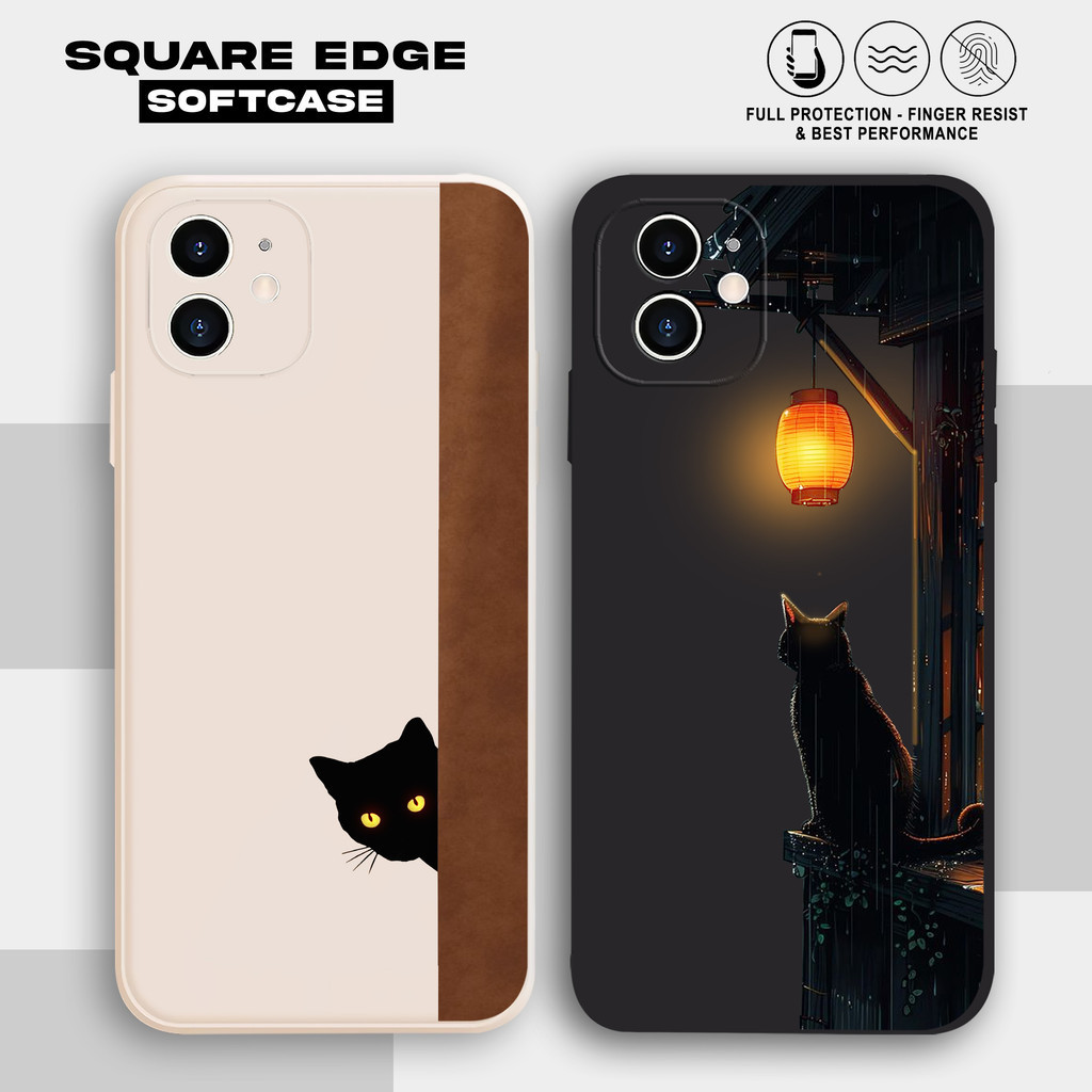 Case Vivo Y12 Y15S Y20 Y21 V20 V15 Y22 Motif Lantern Cat Cute CA558 Casing Karakter Anime Terlaris