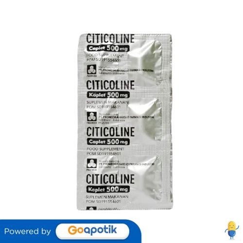 Citicoline Promed 500 Mg Strip 6 Kaplet