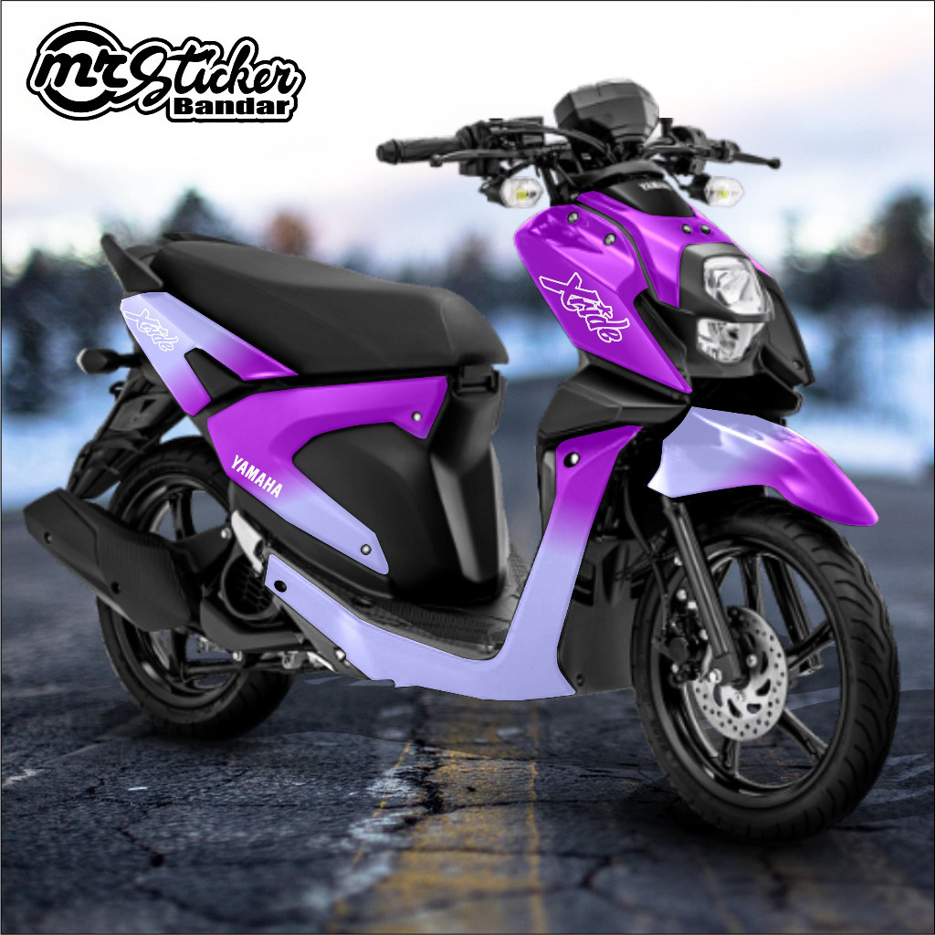Decal X Ride 125 Full Body Stiker X Ride 125 Stiker Motor Xride 125 Decal X-Ride Gradasi warna