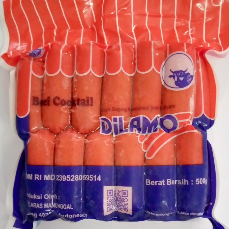

DILAMO BEEF COCKTAIL MERAH 500 GR ± ISI 25 FROZEN FOOD PREMIUM MURAH DAN HALAL